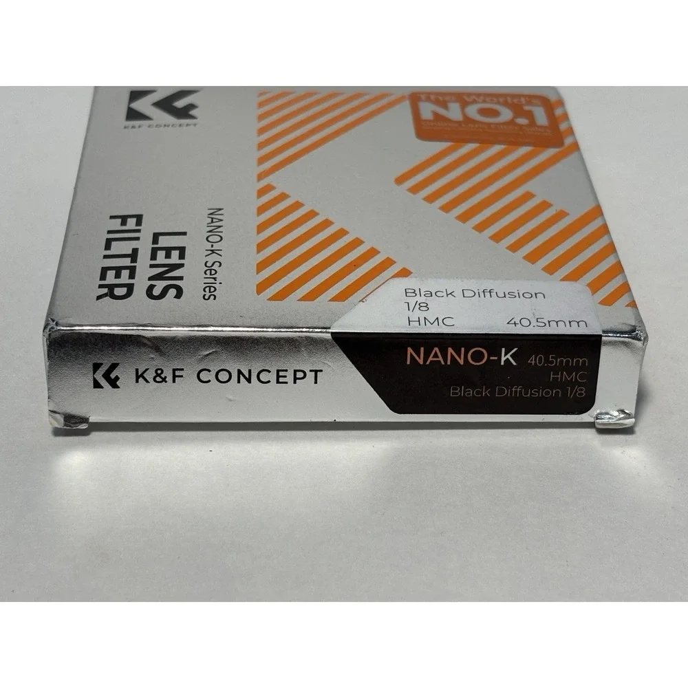 K&F Concept Nano-K Black Diffusion 1/8 HMC 40.5mm Lens Filter New In Box